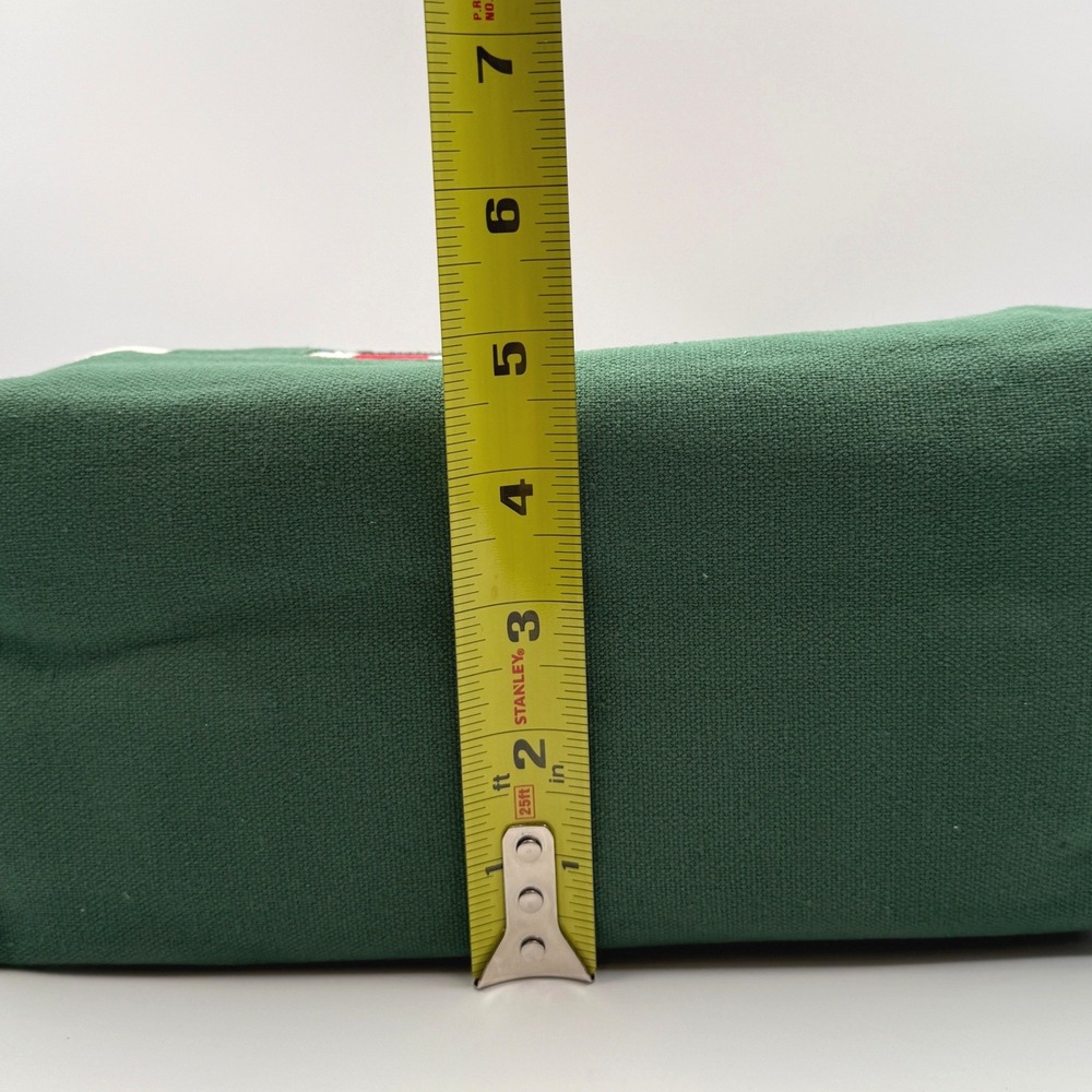 America & Beyond Beaded Olive Canvas Boat Tote Italian Picnic Market Bag NEW - Picture 7 of 7